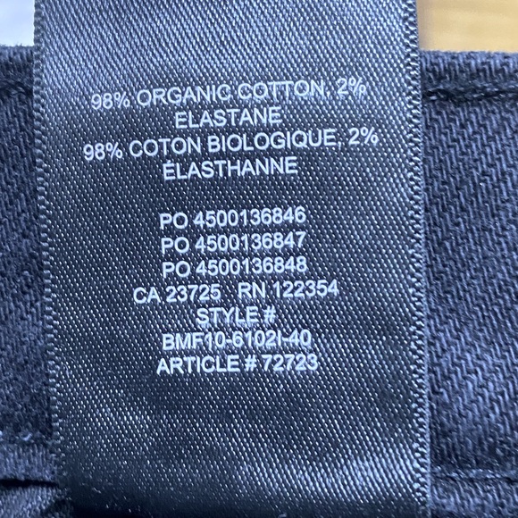 Aritzia / Denim Forum Yoko High Rise Slim - Picture 10 of 10